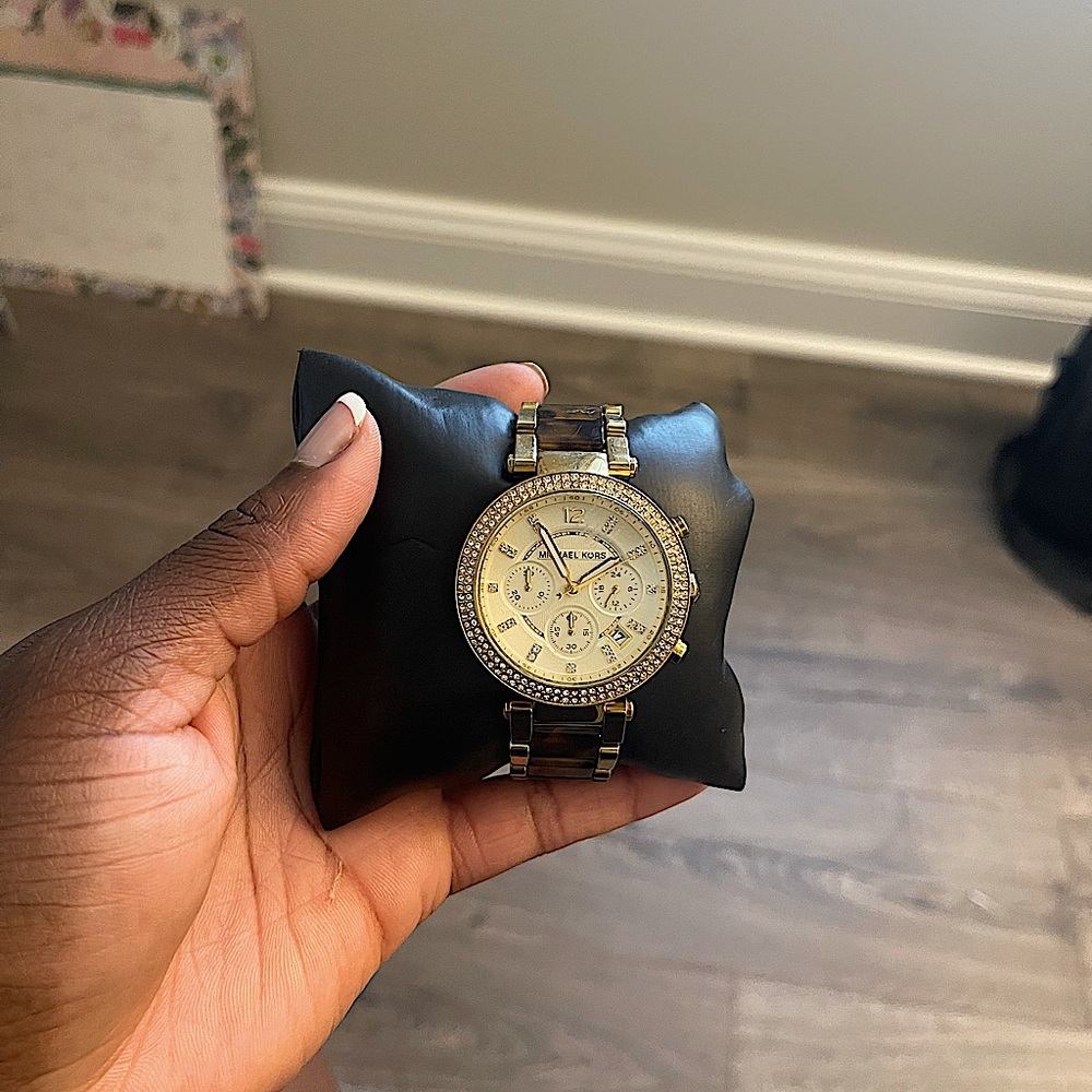 Michael Kors Watch- Tortise & Gold